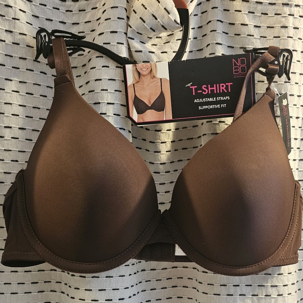 No Boundaries Brown T-Shirt Bra